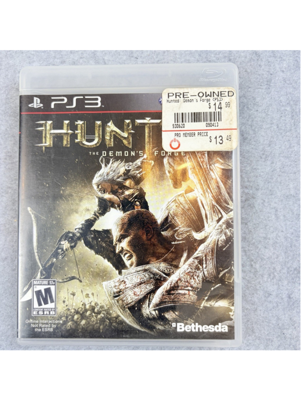 Hunted: The Demon's Forge (Sony PlayStation 3, 2011) CIB tested